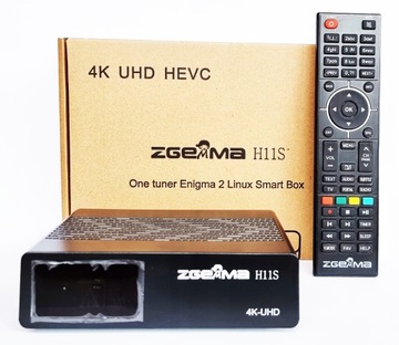 TUNER ZGEMMA H11S 4K 1xDVB-S2X ENIGMA LINUX