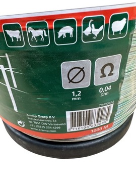 Проволока заборная, 1,2 мм х 1000 м, оцинкованная