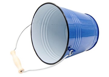 Эмалированное ведро, традиционное пищевое ведро, 28 см.