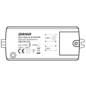 Włącznik Zbliżeniowy Bezdotykowy Czujnik Ruchu LED Zewnętrzny Sensor Czujka