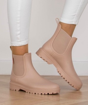 MATTE WELLING BOOTS БЕЖЕВЫЕ ботинки челси 37