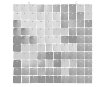 PANEL DEKORACYJNY SREBRNY 30X30CM