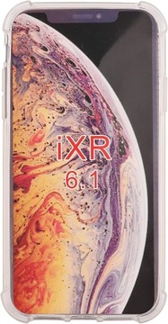Etui case obudowa iPhone XR przezroczysta guma