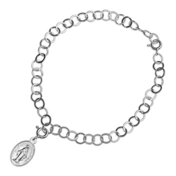 Bransoletka zawierzenia Maryi - Srebro pr. 925