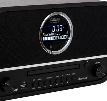 ЦИФРОВОЕ РЕТРО РАДИО DAB/FM/CD/BT WOOD CR1182