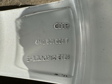 4× DISK HLINÍK AUDI OE Q7 8.0" X 19" 5X112 ET 28