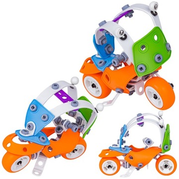 ZESTAW KONSTRUKCYJNY KLOCKI KUFEREK 132 EL SAMOLOT