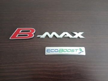 ZNAK FORD B-MAX ECOBOOST ZADNÍ ORIGINÁLNÍ PĚKNÝ