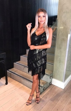 КРАСНОЕ ПЛАТЬЕ С БАХОЙ и пайетками S/M/L