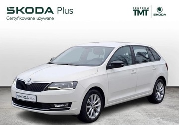 Skoda Rapid II Liftback Facelifting 1.0 TSI 110KM 2019 Skoda RAPID Style Climatronic Tempomat Grzane fotele Kamera Salon PL VAT23