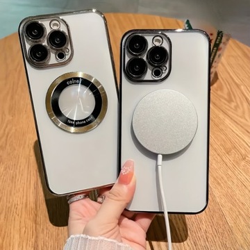 Магнитный чехол с графическим принтом для IPhone 15 14 13 12 11 X