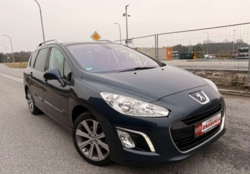Peugeot 308 I SW Facelifting 1.6 VTI 120KM 2013 Peugeot 308 FAMILY PanoramicznyDach 1.6i 120ps Bezwypadkowy Serwisowany TOP, zdjęcie 8