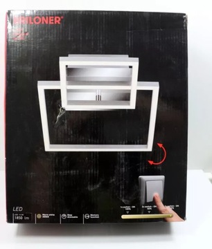 BRILONER RAMA LED 35,8 CM 19W 1850LM CHROM BRI 3118-018