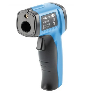 CYFROWY TERMOMETR BEZKONTAKTOWY LASEROWY od -50°C do 550°C Hogert HT8G429