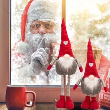 Skrzat Dwarf Christmas Telescopic Большой гноме высокий 115 см регулируется XXL