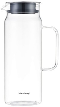 Dzbanek szklany 1.5L na wodę sok napoje KLAUSBERG KB-7687