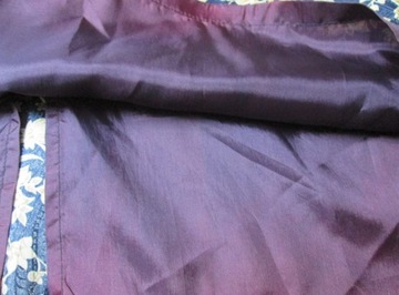 Vintage spódnica spódniczka jedwabna 100% jedwab silk 12 L 40 NOWA