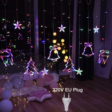3.5M gwiazda LED Deer Tree Bell 220V 110V Christm