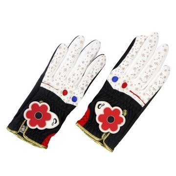 2 модные женские перчатки для гольфа Deluxe для левой и правой стороны