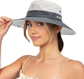 ЛЕТНЯЯ ЖЕНСКАЯ ШЛЯПА С МЕСТАМИ ДЛЯ КЕПКИ PONY PONY