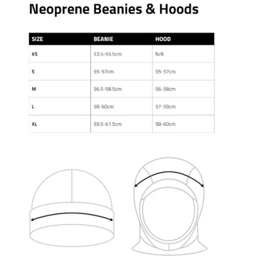 Капюшон Prolimit Neoprene Xtreme с козырьком M