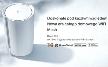 Точка доступа, роутер TP-Link Deco X95 + X50 AX7800 Wi-Fi 6 2,5 Гбит/с