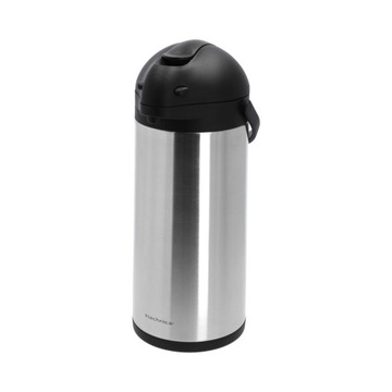 TERMOS STOŁOWY KONFERENCYJNY NA NAPOJE 5 L Z POMPKĄ STALOWY TECHNICA