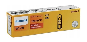 Żarówki Philips W1.2W LICZNIKI ZEGARY 10 sztuk