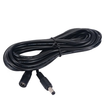 PRZEDŁUŻACZ DC 2,1/5,5mm DO TASMA LED KABEL 5m