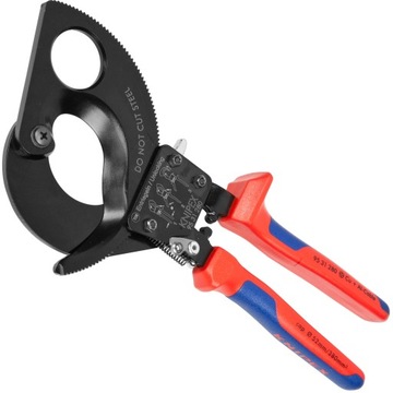 KNIPEX 95 31 280 Ножницы для кабеля с храповым механизмом