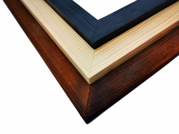 ДЕРЕВЯННАЯ РАМА, РАМКА ДЛЯ ФОТОГРАФИИ 20х30 СМ - 3 цвета