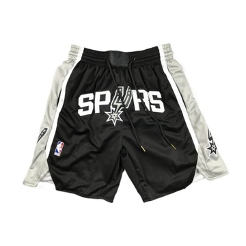 Haftowane spodenki do koszykówki NBA San Antonio Spurs, XXL