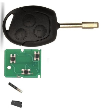 KLUCZYK KOMPLETNY Z ELEKTRONIKĄ FORD FOCUS FIESTA MONDEO C-MAX 433Mhz