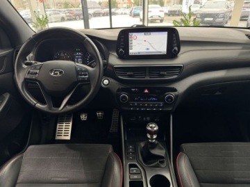 Hyundai Tucson III SUV Facelifting 1.6 GDi 132KM 2020 Hyundai Tucson N Line Kamera cofania LED CarPlayAndroid Auto Nawigacja, zdjęcie 13