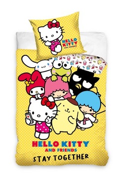 POŚCIEL bawełniana HELLO KITTY 160x200