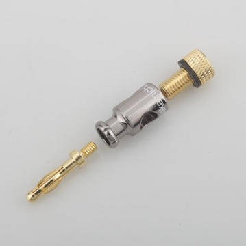 NAKAMICHI РАЗЪЕМ ДЛЯ ДИНАМИКА «БАНАН» BI AMPING BI WIRING 4 шт.