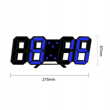3D светодиодные настенные часы Цифровой будильник