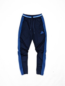 Adidas tiro granatowe spodnie dresowe dresy S logo..