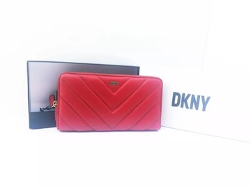 PORTFEL DKNY CZERWONY +PUDELKO