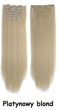 Наращивание черных волос CLIP IN 60см типа NATURAL