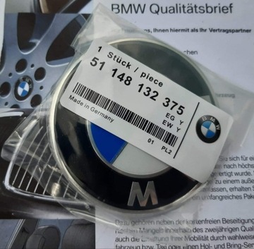 NOVÝ LOGO BMW X1 E84 TRVANLIVÝ Z ZÁRUKA 82MM