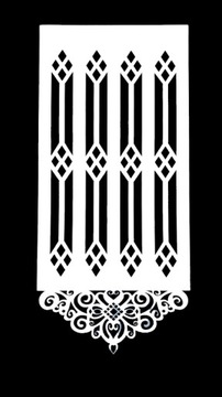 PANEL GOTOWY AŻUR EKRAN FIRANA 60 X 110cm + GRATIS