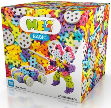 Klocki Meli Basic Constructor 600 el. 50045 Klocki konstrukcyjne