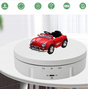 Поворотный стол, подставка для фотографий на 360°, электрическая