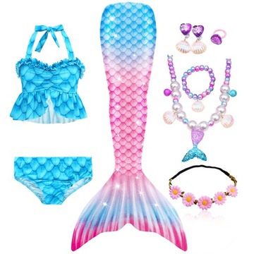 STRÓJ KĄPIELOWY OGON SYRENY ARIEL SYRENKA BIKINI