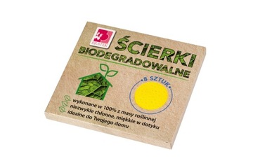 ŚCIERKI BIO ŚCIERKI BIODEGRADOWALNE 100% MASY ROŚLINNEJ ULTRA TRWAŁE