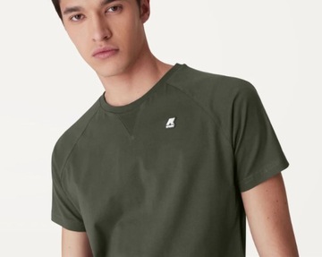 K -WAY EDWING t-shirt KHAKI r. L / XL AAA1.17