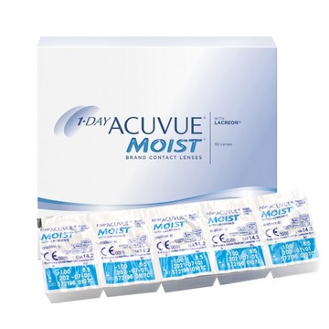 1-DAY ACUVUE MOIST 90szt -11,50 8.5
