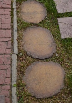 Forma plastra pnia drzewa ścieżki ogrodowe S12 (B)