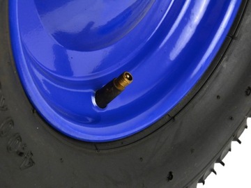 Колесо для тачки + ось 4.00-8 6 PR FULL STRONG BLUE 250KG 6-LAYER
